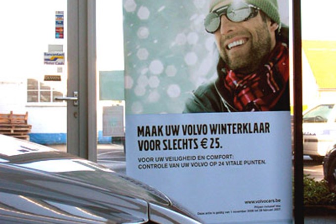 In-store banner - Volvo